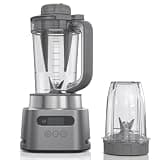 34-Oz Blender, Smoothie & Nutrient Extractor, 5 Auto-iQ Preset Programs, 18-Oz To-Go Cup, 1500PW, SS150 Gray - With The 34 Fl Oz. High-speed Pitcher You Can Crush, Chop, And Make Smoothie Bowls