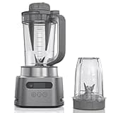 34-Oz Blender, Smoothie & Nutrient Extractor, 5 Auto-iQ Preset Programs, 18-Oz To-Go Cup, 1500PW, SS150 Gray - With The 34 Fl Oz. High-speed Pitcher You Can Crush, Chop, And Make Smoothie Bowls