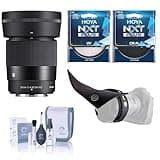 30mm f/1.4 DC DN Contemporary Lens for Nikon Z, Bundle with 52mm UV Filter, 52mm CPL Filter, Flex Lens Shade and Cleaning Kit