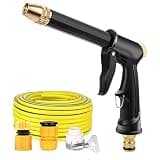 H2 Long Spray Gun Power Washer, Multifunctional Car Wash Tool, Portable High Pressure Water Sprayer, 360° Adjustable Nozzle for Car Washing Patio Irrigation