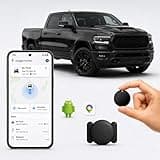 JNLIK GPS Tracker for Vehicles,Magnetic Waterproof Car Tracker, No Monthly fees, Mini Portable GPS Tracker for Cars, Trucks, Motorcycle, Anti-Theft(Android Only)