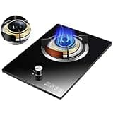 Single Burner Gas Hob, Desktop Home Kitchen Stove with Flame Failure Protection, Easy to Clean, Energy Class A(K,NG)