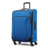 American Tourister 4 KIX 2.0 Expandable Softside Luggage with Spinner Wheels, 24 SPINNER, CLASSIC BLUE