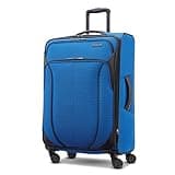 American Tourister 4 KIX 2.0 Expandable Softside Luggage with Spinner Wheels, 24 SPINNER, CLASSIC BLUE