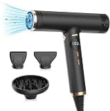 Hair Dryer with 1 Diffuser & 2 Concentrator Nozzles Fast Drying
