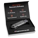 PC-DNA Bootable USB for Windows 11 & 10 - Recovery, Repair & Reinstall Tool, Installs Official Latest Version, Backup Your Files, Password Reset, System Info - Beginner-Friendly, US Support, 64-Bit