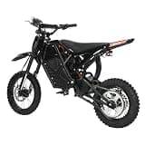 VitoUrbane X1 Electric Dirt Bike, Khaki, Teens & Adult, 3 Speed, High Carbon Steel, Full Suspension, Electric Assist