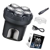6 in 1 Cordless Hair Clippers Shaver 6 Floating Hair Trimmer Wet Dry Beard Trimmer for Men Rechargeable Cordless Shaver