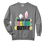 Das ist mein Oster Outfit Ostern Comfort Colors Adult Sweatshirt