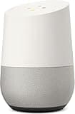 Google Home Smart Speaker (South Korea Model) – Voice-Controlled Wi-Fi Speaker Assistant, White/Slate, No US Plug, Adapter Needed, Works with Nest, Chromecast, Smart Home Audio Hub