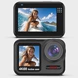 Xoieod Action Camera 4K 60FPS 64MP Waterproof with Stabilization for Sports