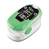 Pulse Oximeter Fingertip for kids, Pediatric SpO2 & Pulse Rate Monitor, Fast 8-Second Reading, Bright TFT Display, Easy One-Button Operation, Batteries Included