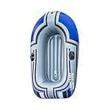 Rengue Thick Inflatable Kayak for Fishing, PVC Lightweight Design, 80kg Capacity for Outdoor Activities and Travel Thick Inflatable Kayak for Fishing, Compact Nan Gardening