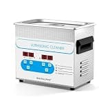 3L Ultrasonic Cleaner 40kH Jewelry with Timer Heated Cleaning Machine for Glasses Bike Chains