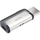 SanDisk 128GB Ultra Dual Drive USB Type-C - USB-C, USB 3.1 - SDDDC2-128G-G46, Gray