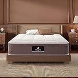 Twin Mattress, 8 Inch Hybrid Twin Size Mattress in a Box, Cooling Gel Memory Foam Mattresses with Pocket Springs, Pressure Relief, Medium Firm Feel, Fiberglass-Free, Motion Isolation, 365-Night Trial