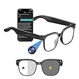 AI Smart Glasses with Camera, 8MP HD Anti-Shake Camera Glasses, 1080P Video Recording Sunglasses Dual Mic, Real Time Translation, Built-in ChatGPT Voice Assistant, Open-Ear Audio for Travel&Meetings