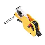 Omquot Manual Labeling Machine Effective 8-Digit Price Tag Gun Portable Price Tag Tool for Apparel Toys Luggage Plastic (Yellow)