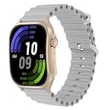 H7 Smart Watch with Bluetooth Calling, Heart Rate & Sleep Monitor (Silver)