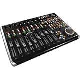 Behringer X-TOUCH Universal Control Surface with 9 Touch-Sensitive Motor Faders, LCD Scribble Strips and Ethernet/USB/MIDI Interface