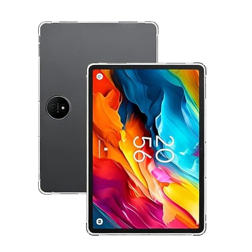 Case for TCL NXTPAPER 14 14,3 Inch – Clear TPU Protective Cover,Four-Corner Airbag Shockproof Design,Slim Anti-Scratch Transparent Tablet Case