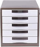 YHdtUO Flat File Cabinet, Five Layer Locked Metal Desktop File Cabinet, Data Storage Cabinet, Manager File Shelf Bookshelf,