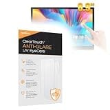 BoxWave Screen Protector Compatible With Wisecoco Portable Monitor (8.9 in) - ClearTouch Anti-Glare Anti-UV EyeCare (2-Pack), Filters out Harmful Blue Light Reduce Fatigue