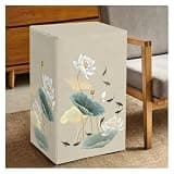 CHZDPP Dustproof Safe Cabinet Cover for Garage/Bedroom/RV, Customised Chinese-Style Safe Dust Cover with Double Zip, Washable Furniture Dustproof Covers(Deep Coffee,35x30x40cm/14x12x16in)