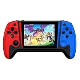 Portable Retro Handheld Game Console, 200 Built-in Classic Retro Games, Handheld Plug & Play Player with 3.5'' IPS Screen, Support TV Output and Rechargeable Battery (Red-Blue)