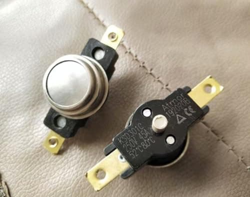 1pc Atmor KSD301C Thermostat Manual Reset 250V 45A 52°C 80°C Normally Closed