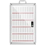 Silver Aluminum Cell Phone Safe Deposit Box - 6/12/24/36/48/60 Slots Storage Rack for Classroom, School, Office, Factory - Secure Cell Phone Organizer