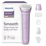 Philips Lady Shaver Series 8000 - Cordless, Wet & Dry Electric Shaver, 3-Blade Shaving System, Flexible Shaving Head, LED Light, for Legs, Body & Bikini, 100 Mins. Runtime, Model BRL149/00