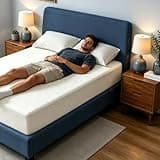 Full Size 6 Inch White Memory Foam Mattress, Easy Setup & Fast Recovery (6 INCH, Full)