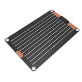 Pomya 5V 2.5A Rainproof Solar Panel | 15W Portable Mono Charger Kit for Hiking Camping Fishing