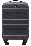 Wrangler 22" Hardside Spinner Carry-On Luggage, Charcoal