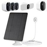 Efficient Solar Charging Panel for Cameras Adjustable Mount Sturdy ABS Build Continuous Power Solar Panel