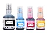 BTD100 High Yield 4PK Colors BKCMY(BTD100) Compatible Ink Bottle Replacement for Brother DCP-T535DW DCP-T536DW DCP-T730DW DCP-T736DW DCP-T830DW DCP-T835DW MFC-T930DW Printers Refill Ink Bottle BTD100