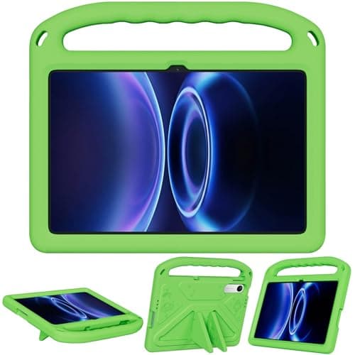 YikChuen for Redmi Pad 2 SE 2026 9.7" Shockproof EVA Case, Lightweight Stand Cover with Handle, Scratch Resistant Full Protective Case (Green)