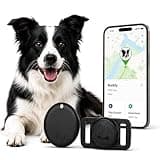 Pet Tracker,GPS Collar for Dogs (iOS Only) Smart tag,Waterproof Compatible with Apple Find My,No Monthly Fee,Advanced Tracking Solution Smart Collar for Pet Safety Ideal Small Large Dogs