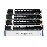 GPR-53 GPR53 High Yield Toner Cartridge 4 Pack Replacement for Canon ImageRUNNER Advance C3325i C330i C3525i C3530i DX C3725i C3730i C3826i C3830i 5i Printer