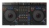 AlphaTheta DDJ‑GRV6 4‑Channel DJ Controller — Groove Circuit Live Remixing, Club‑Standard Layout, Full‑Size Jog Wheels, rekordbox & Serato DJ Pro Compatible