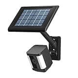 HOLACA 2-in-1 Wall Mount Bracket for Stick Up Cam Pro Solar Panel, Spotlight Cam Pro/Plus and Stick Up Cam Battery/Wired Outdoor Mount Accessories for Ring Super Solar Panel (Black)