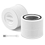 2 Pack Core 300 Air Purifier Replacement Filter,Compatible For LEVOIT Core 300/Core 300S/Core 300-P Air Purifier,3-in-1 H13 Grade True HEPA