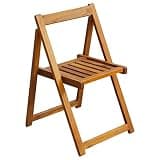 DXKDUSOKJ Folding Patio Chairs 2 Pcs Set, Solid Acacia Wood Rustic Outdoor Seating for Balcony Terrace, Simple Foldable Design for Home Bar Cafe