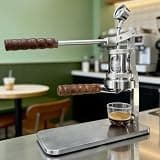 Manual Lever Espresso Maker, With Pressure Gauge, Operating Pressure 0 Bar - 16 Bar, Pc Transparent Chamber, For Camping Travel, Commercial Use