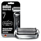 Braun Series 7 Electric Shaver Replacement Head, Easily Attach Your Shaver Head for a Shave as efficient as Day one, Compatible with New Generation Series 7 Shavers, 74S, Silver