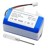 RVBAT850 RVBAT85002 RVBAT85003 Battery Replacement for Shark AV251 AV2510 AV2501AE AV2511AE AV251WA AV251WAXUS AV251WAOUS AV2510AXUS AV2510SOUS AV2510S0US AV2510SXUS AV2510SYUS AV2511ARUS Robot Vacuum