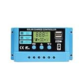 Factory Solar Charge Controller Lifepo4 Battey Use LCD Display 12V 24V Dual USB Solar Cell Panel Charger Regulator(10A)