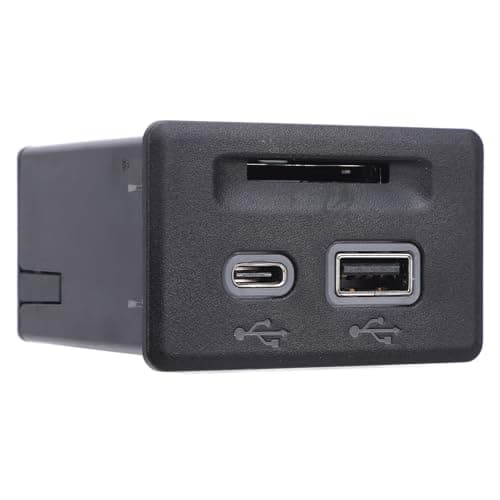 Xiuganpo Console USB Connector Auxiliary Jack Adapter, Plug and Play Sturdy Replacement with Enhanced Connectivity for CT6 XT4 XT6 XTS 1500 2018-2020