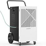 Waykar 155 Pints Commercial Dehumidifier with Pump, Drain Hose and Washable Filter Space up to 8000 Sq. Ft, for Basements, Industrial or Commercial Spaces - 5 Year Quality Coverage